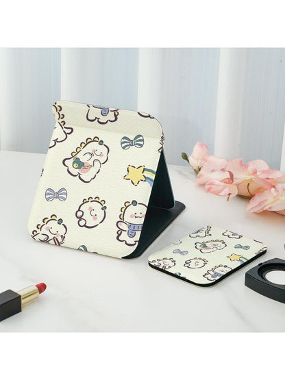 Mirroray - PU Frame Folding Tabletop Touch Up Mirror