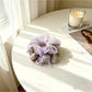Beau - Floral Lace Ribbon Bow Fabric Claw Clip
