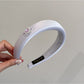 Gifty - Satin Finish Geometric Accent Polyester Headband