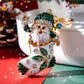 Keypus - Cartoon Santa Claus Stocking Christmas Keychain