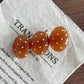 Beau - Sweet Oval Shaped Polka Dot Hair Clip
