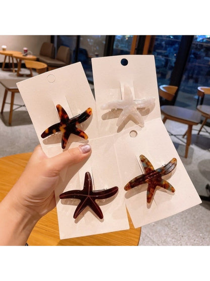 Beau - Cute Starfish Design Hair Clip