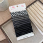 Gifty - Minimalist Braided Hair Ties Set Thick Scrunchies