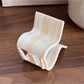 Beau - Textured Striped Acetate Elegant Ponytail Clip