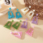 Earedge - Raffia Woven Trapezoid Earrings