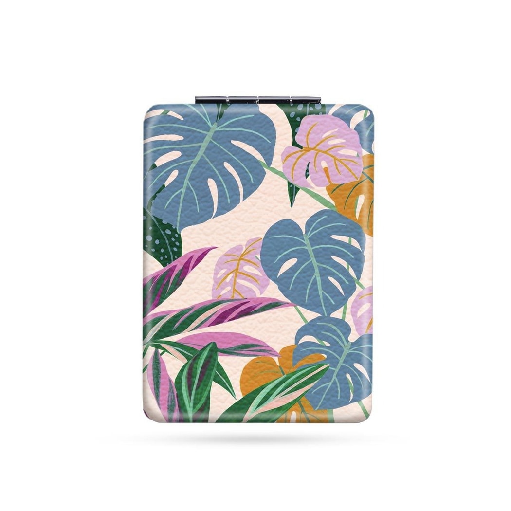 Mirroray - Leaf Pattern Folding Makeup Mirror