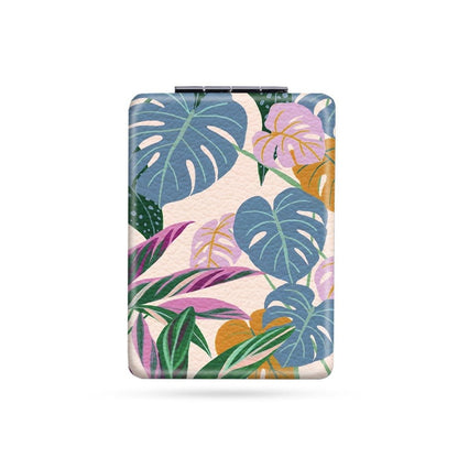 Mirroray - Leaf Pattern Folding Makeup Mirror