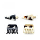 Beau - Glossy Acetate Floral Triangle Hair Clip
