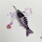 Keypus - Plastic Segmented Fish Bag Charm Keychain