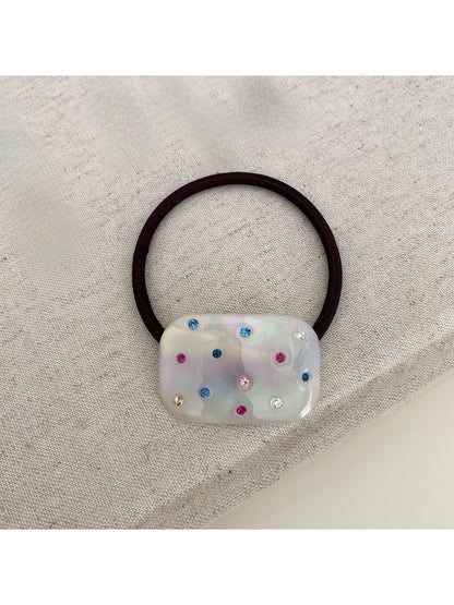Gifty - Pretty Rectangular Acetate Hair Tie