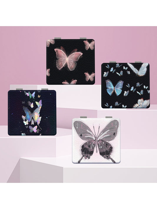 Mirroray - Butterfly Pattern Folding Makeup Mirror