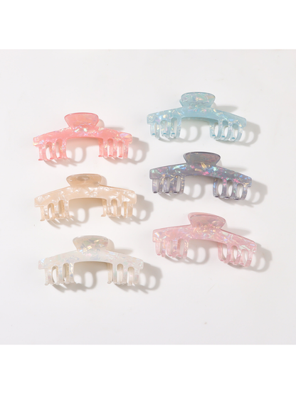 Beau - Wide Butterfly Shape PVC Hair Claw Clip