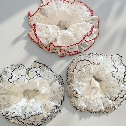 GIFTY - Spring Floral Lace Scrunchie