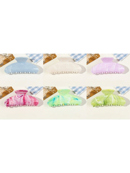 Beau - Marble Pattern Hair Claw Clip