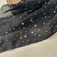 Gifty - Knotted Ribbon Dot Detail Hair Scrunchie