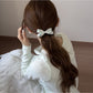 Gifty - Sweet Style Plaid Bow Decorative Ponytail Hair Tie
