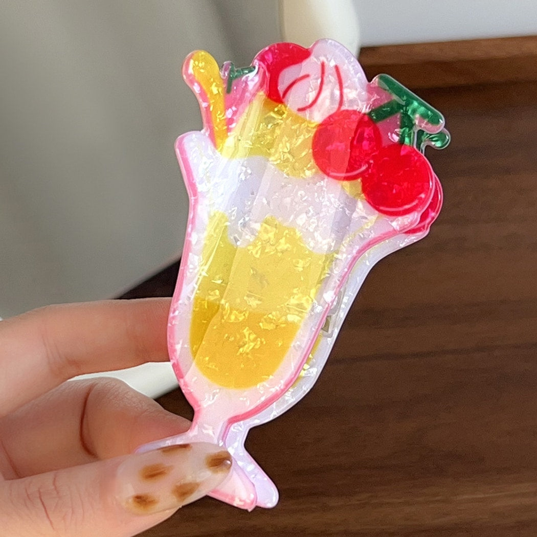 Beau - Sweet Style Fruit Cup Design Claw Clip