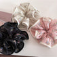 Gifty - Ruffled Small Floral Trim Scrunchie