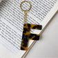 Keypus - Leopard Print Letter Keychain