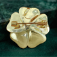 Brovia - Alloy Flower Brooch with Plated Finish