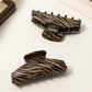 Beau - Vintage Zebra Print Hair Claw Clip
