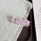 Beau - Ruffled Mesh Bow Accent Decorative Banana Clip