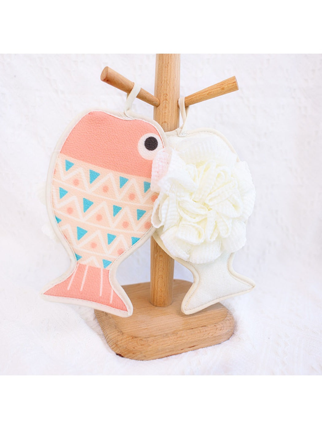 Papo - Fish Shaped Shower Puff
