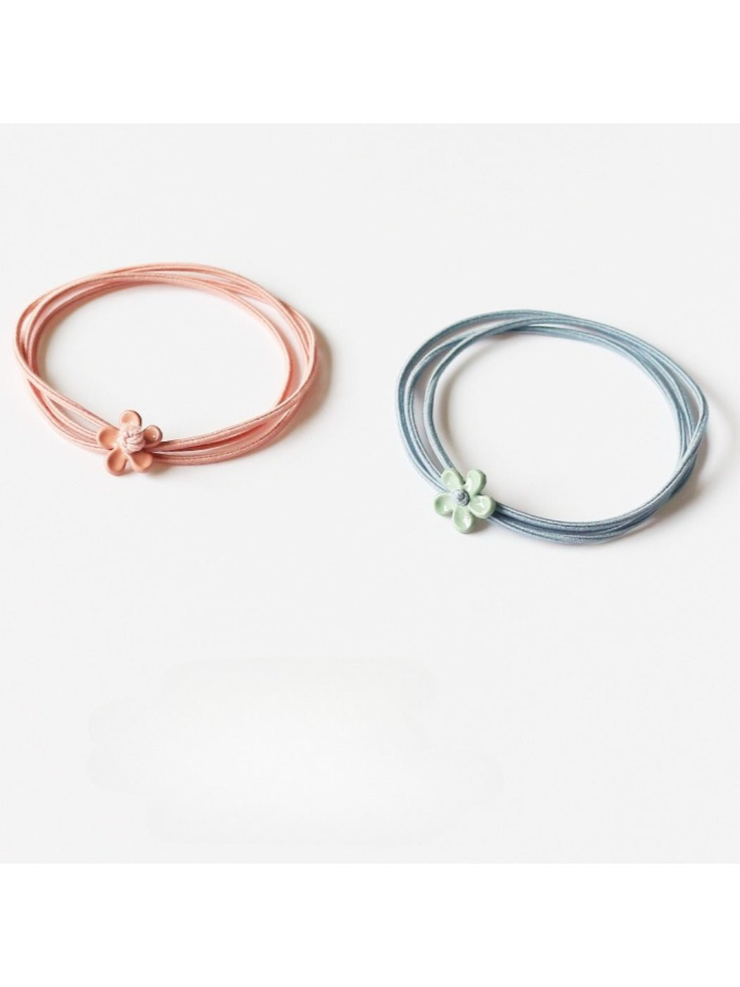 Gifty - Simple Solid Color Flower Shaped Hair Tie