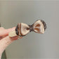 Beau - Rhinestone-Embellished Bow Hair Clip