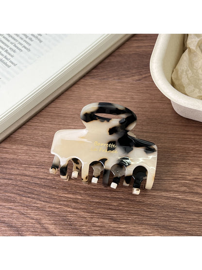 Beau - Medium Lettered Hair Claw Clip