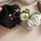 Gifty - Bamboo Print Satin Scrunchie