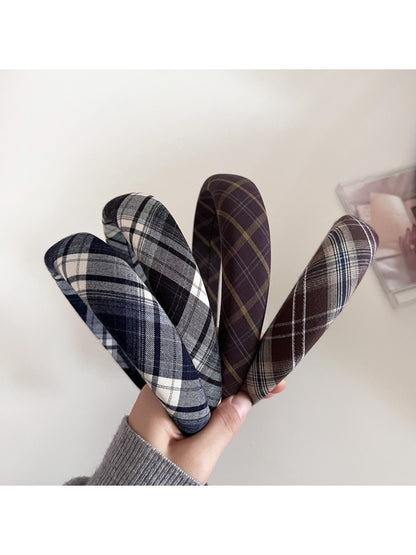 Gifty - Plaid Vintage Elegance Hair Hoop