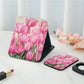 Mirroray - Floral Printed Desktop Folding Makeup Mirror