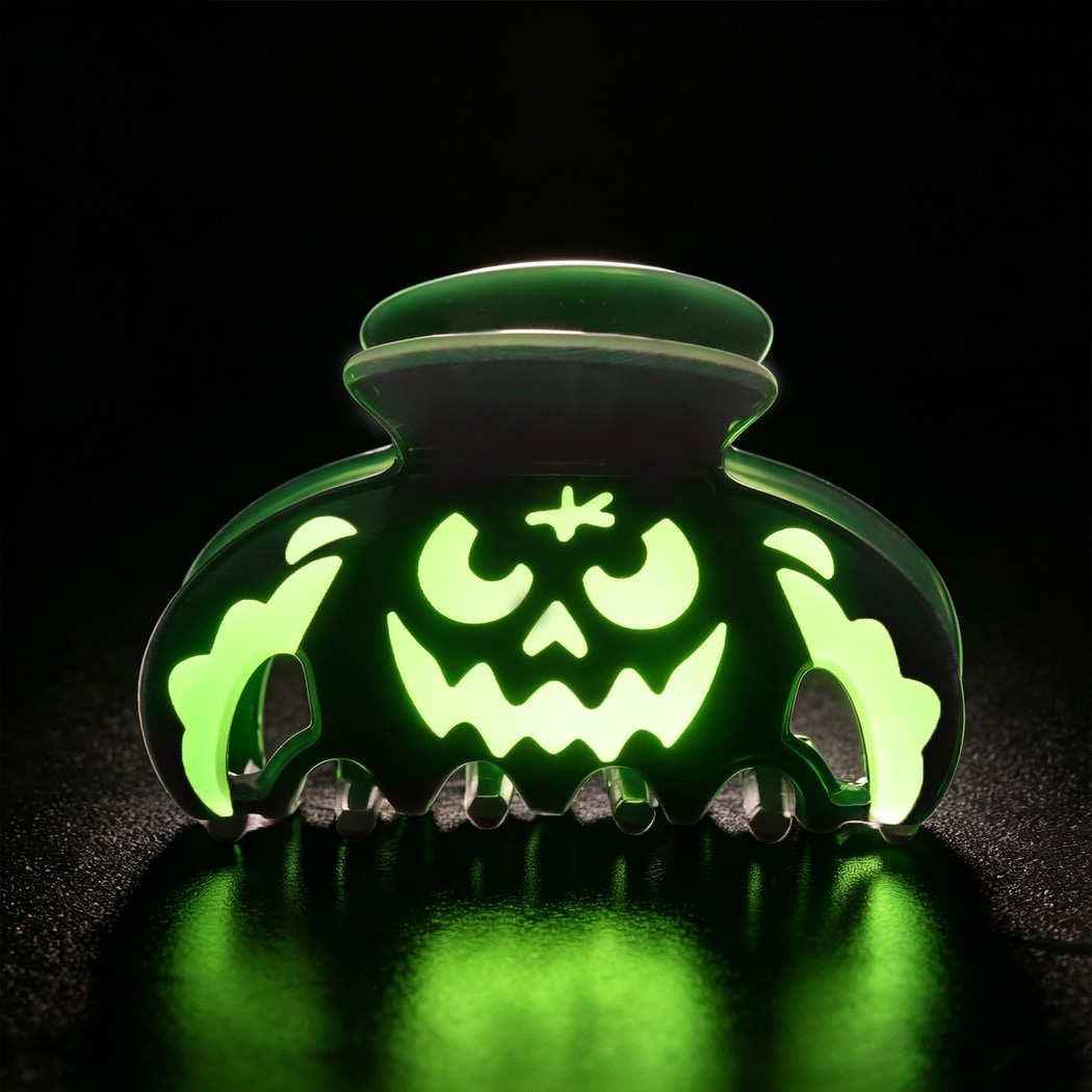 Beau - Green Halloween Theme Claw Clip