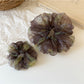 Gifty - Ruffled Mesh Polyester Scrunchie