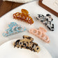 Beau - Openwork Geometric Acetate Alloy Claw Clip