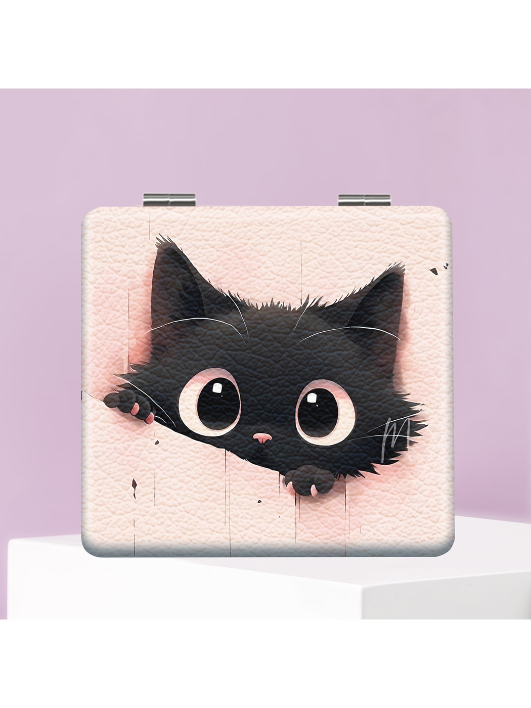 Mirroray - Cute Cat Pattern Folding Compact Mirror