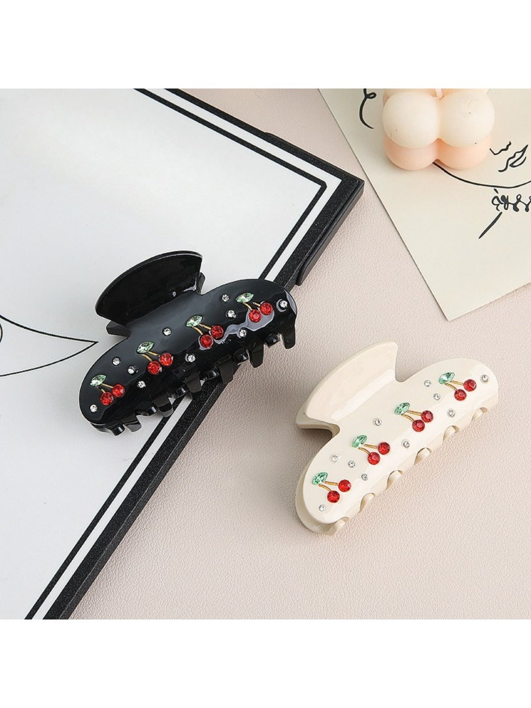 Beau - Charming Cherry Hair Claw Clip
