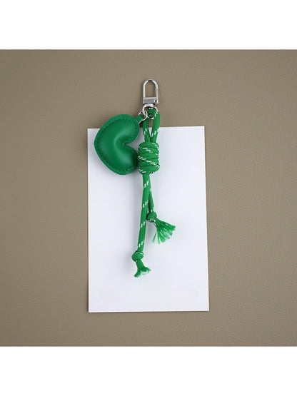 Keypus - Heart Shaped Faux Leather Keychain