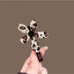 Beau - Leopard Printed Floral Hair Clip