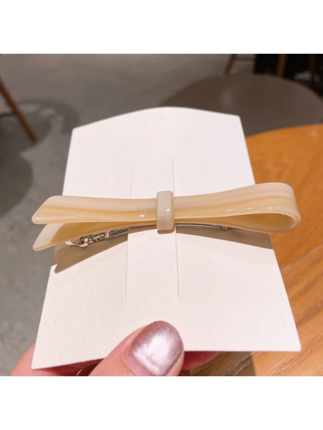 Beau - Exquisite Bow Acetate Hair Clip
