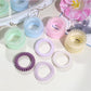 Gifty - Mixed Color Plastic Spiral Ponytail Coil Hair Tie