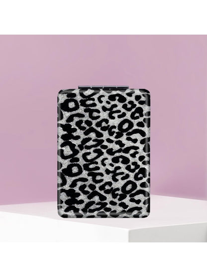 Mirroray - Leopard Pattern Rectangular Folding Makeup Mirror