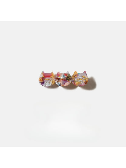 Beau - Colorful Cat Shaped Hair Clips