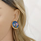 Earedge - Parisian Thin-Wash Floral Stud Earrings