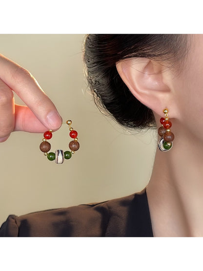 Earedge - Elegant Vintage Beaded Earrings