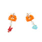 Earedge - Asymmetrical Crab Fish Beach Style Earrings