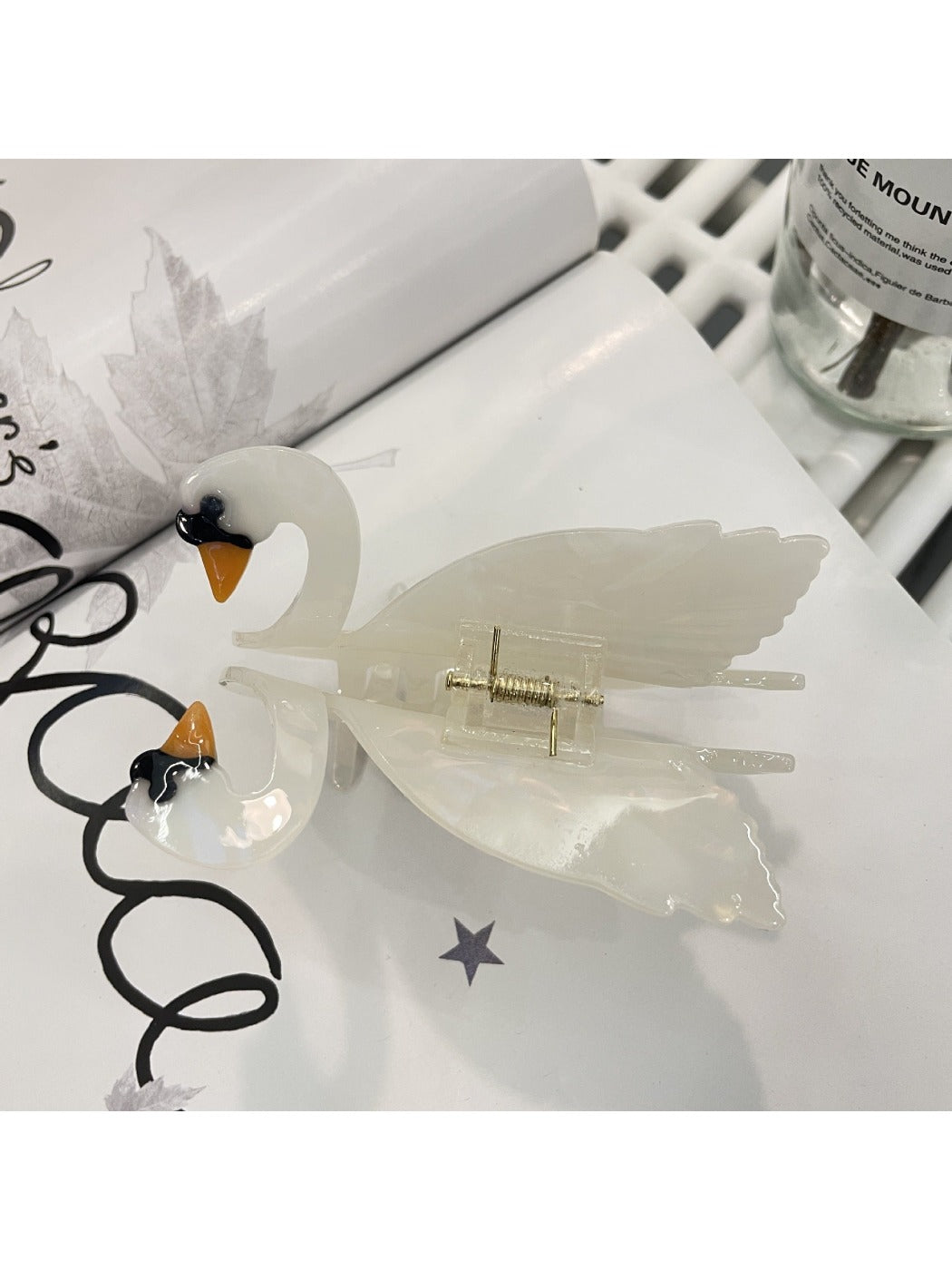 Beau - Bird Acetate Claw Clip