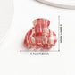 Beau - Glossy Striped Openwork Claw Clip