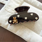 Beau - Adorable Half Round Hair Claw Clip